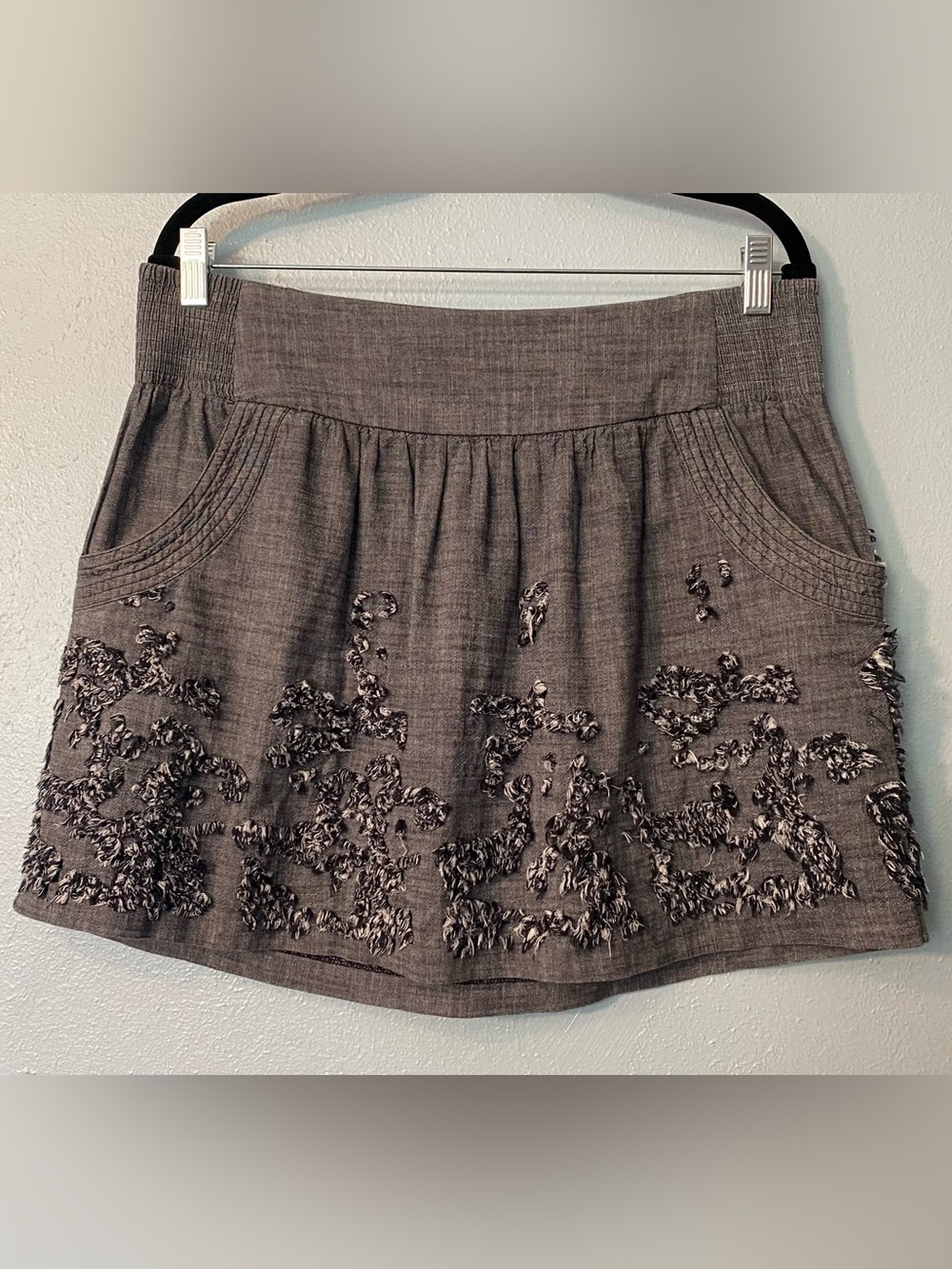 Stoosh Clothing 100% Cotton Embroidered Flowy Skirt